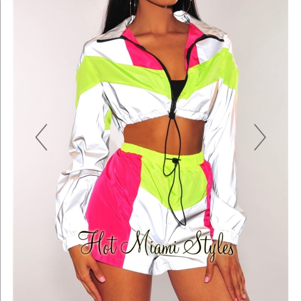 HMS Windbreaker Crop Jacket & Shorts